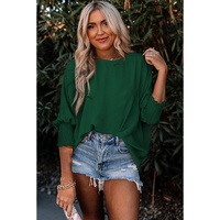 Azura Exchange Smocked Wrist Shift Top - L thumbnail