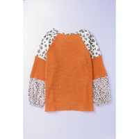 Azura Exchange Leopard Colorblock Top - XL thumbnail