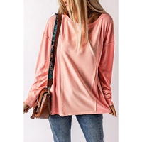 Azura Exchange Patchwork Long Sleeve Top - M thumbnail