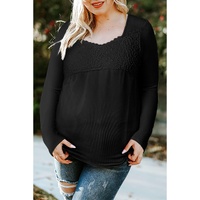Azura Exchange Lace Crochet V Neck Top - XL thumbnail