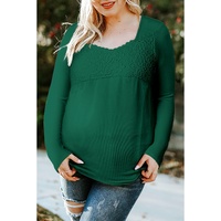 Azura Exchange Lace Crochet V Neck Top - S thumbnail