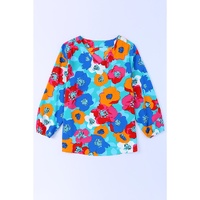 Azura Exchange Floral Print V Neck Blouse - L thumbnail