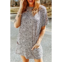 Azura Exchange Tunic Top with Print and Side Pockets - M thumbnail