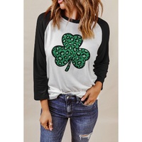 Azura Exchange Leopard Spotted St Patricks Day T-Shirt - S thumbnail
