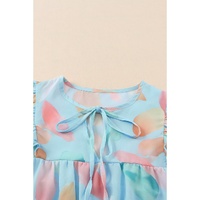 Azura Exchange Ruffled Cap Sleeve Shift Top - M thumbnail