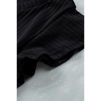 Azura Exchange Ruffle Sleeve Leopard Splice Blouse - M thumbnail