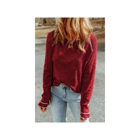 Azura Exchange Textured Round Neck Long Sleeve Top - XL thumbnail
