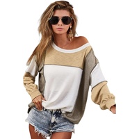 Azura Exchange Exposed Seam Color Block Patchwork Top - XL thumbnail