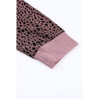 Azura Exchange Spotted Print Round Neck Long Sleeve Top - L thumbnail