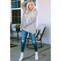 Azura Exchange Patchwork Long Sleeve Top - XL thumbnail