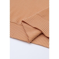 Azura Exchange Color Block Ribbed Long Sleeve Top - XL thumbnail