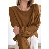 Azura Exchange Textured Puff Sleeve Top - XL thumbnail