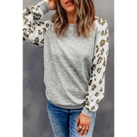 Azura Exchange Leopard Print Long Sleeve Top - S thumbnail