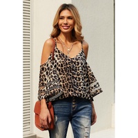 Azura Exchange Cold Shoulder Blouse - S thumbnail