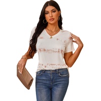 Azura Exchange Striped Tie Dye Tee - L thumbnail