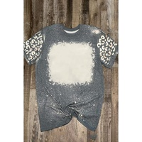 Azura Exchange Leopard Print Short Sleeve T-shirt - L thumbnail