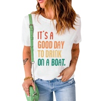 Azura Exchange Good Day Boat Letters T-Shirt - M thumbnail