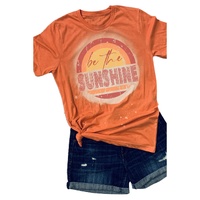 Azura Exchange Graphic Print Crewneck T-Shirt - Be The Sunshine - S thumbnail