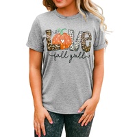 Azura Exchange Pumpkin Leopard T-Shirt - Love Fall Yall - L thumbnail
