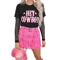 Azura Exchange Cowboy Letters Crew Neck T-shirt - L thumbnail