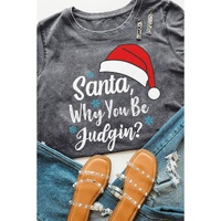 Azura Exchange Santa Hat Snowflake Tee - L thumbnail