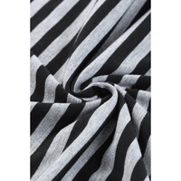 Azura Exchange Butterfly Sleeve Striped T-Shirt - L thumbnail