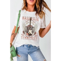 Azura Exchange Music City Guitar Graphic Print Tee - M thumbnail