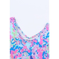 Azura Exchange Floral Print Oversized T-Shirt - M thumbnail