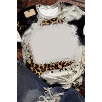 Azura Exchange Leopard Short Sleeve Top - L thumbnail