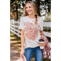 Azura Exchange Leopard Print Short Sleeve Graphic Tee - M thumbnail