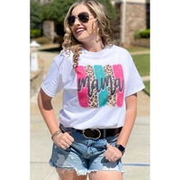 Azura Exchange Leopard Brush Stroke Graphic Print T-Shirt - S thumbnail