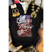 Azura Exchange American Flag Print Short Sleeve T-Shirt - S thumbnail