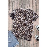 Azura Exchange Animal Print Bleached T-Shirt - S thumbnail