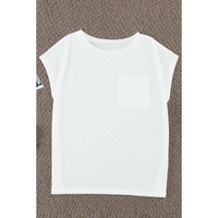 Azura Exchange Pocketed Tee with Side Slits - S thumbnail