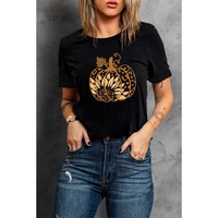 Azura Exchange Halloween Sunflower Pumpkin Graphic Tee - S thumbnail