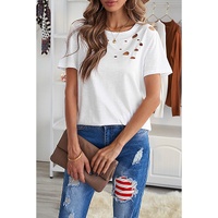 Azura Exchange Crew Neck Cotton Mixed T-shirt - L thumbnail