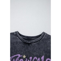Black Vintage Nashville Tennessee Graphic Mineral Washed Plus Size Tee - XL thumbnail