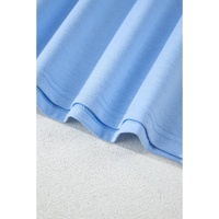 Beau Blue Striped Patch Front Casual Tee - 2XL thumbnail