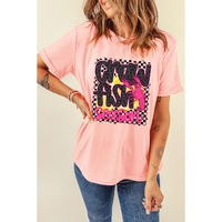 Pink Crawfish Season Graphic Casual Tee - 3XL thumbnail
