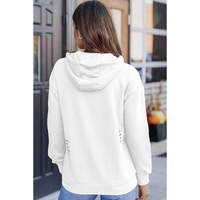 Azura Exchange Ripped Hooded Sweatshirt with Kangaroo Pocket - S thumbnail