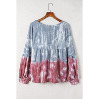 Azura Exchange Bishop Sleeve Tie Dye Sweatshirt - S thumbnail