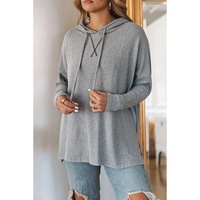 Azura Exchange Relaxed Drawstring Hooded Sweater - L thumbnail