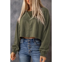 Azura Exchange Cropped Drop Shoulder Sweatshirt - XL thumbnail