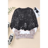 Azura Exchange Bleached Leopard Pullover Sweatshirt - M thumbnail