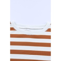 Azura Exchange Drop Shoulder Striped Pullover Sweatshirt - 2XL thumbnail