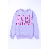 Azura Exchange Letter Graphic Pullover Sweatshirt - L thumbnail