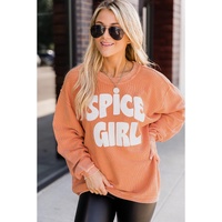 Azura Exchange Corded Spicy Girl Graphic Sweatshirt - S thumbnail