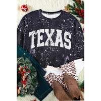 Azura Exchange Leopard Color Block Pullover Sweatshirt - S thumbnail