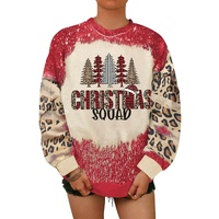 Azura Exchange Leopard Print Pullover Sweatshirt - S thumbnail