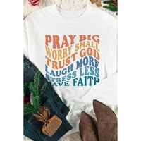 Azura Exchange Slogan Letters Print Long Sleeve Sweatshirt - XL thumbnail